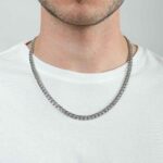 CORRENTE GRUMET MASCULINO AÇO INOX