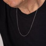 CORRENTE GRUMET MASCULINO AÇO INOXIDÁVEL PRATA