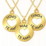 COLAR MANDALA CORAÇÃO VAZADO (PODE SER BANHADO A OURO OU A PRATA)